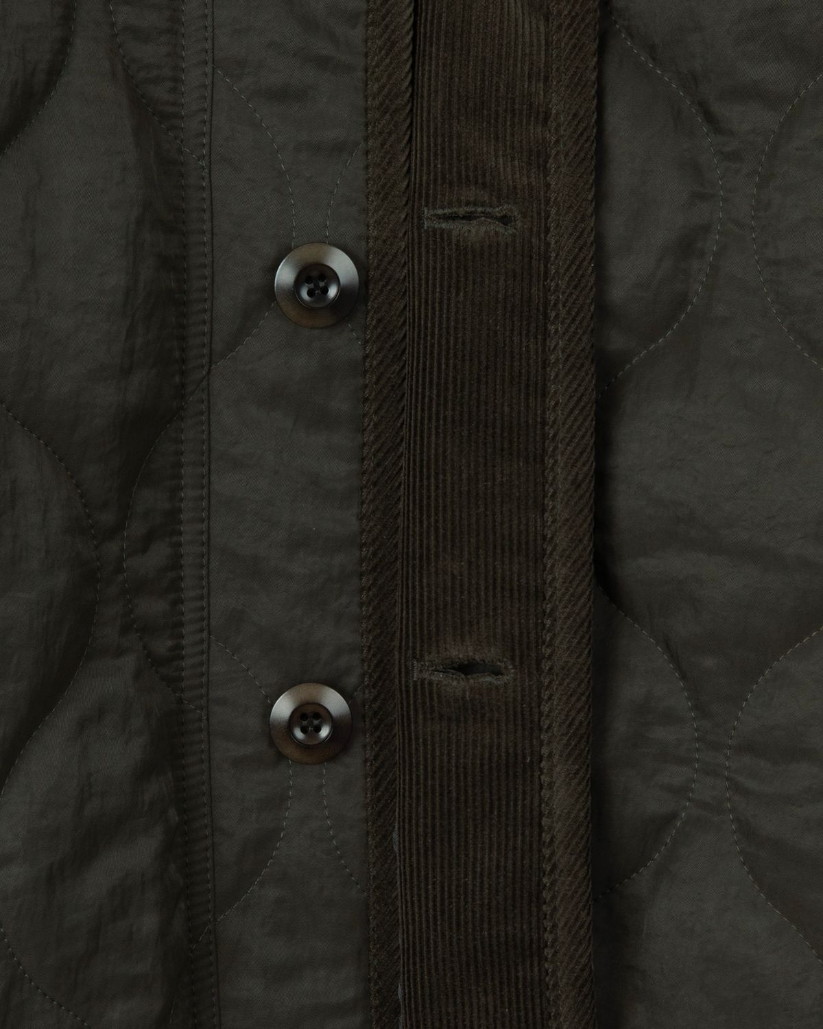 디앤드퀘스천(THEENDQUESTION) Quilting half jacket / KHAKI