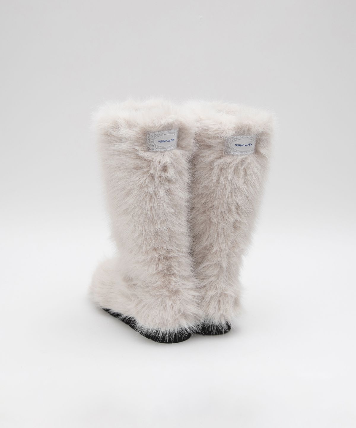 로라로라(ROLAROLA) FUR LONG BOOTS IVORY