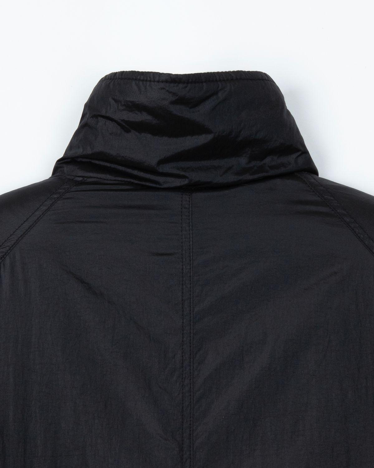 디앤드퀘스천(THEENDQUESTION) Reversible half long padded jumper / BLACK