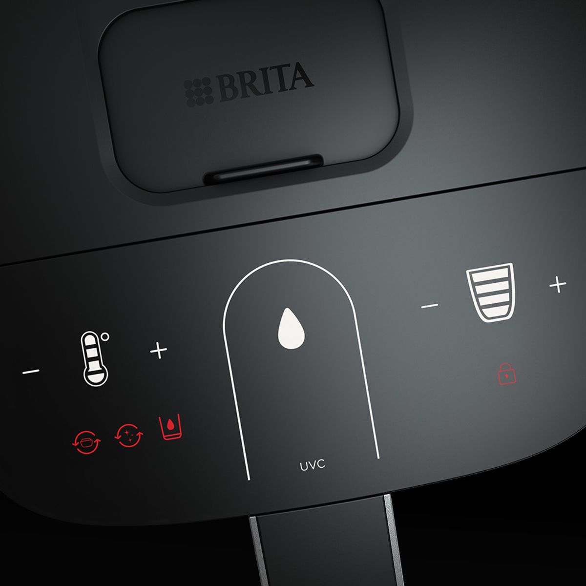 브리타(BRITA) 큐브 무타공 온정수기  4L 화이트 + 기본필터 1입