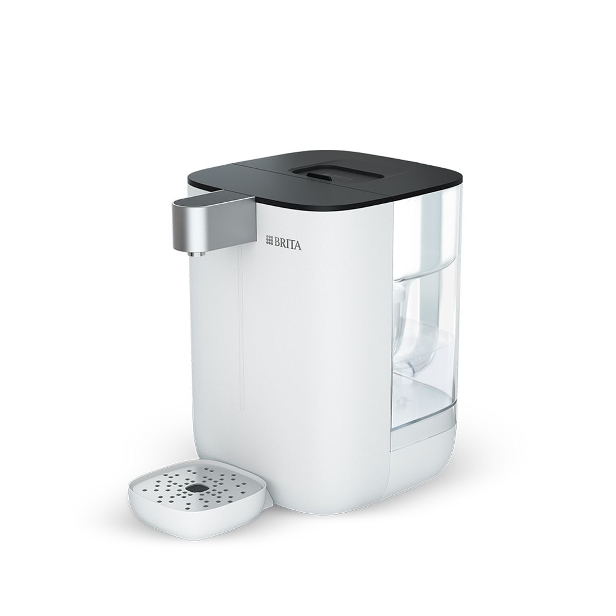 브리타(BRITA) 큐브 무타공 온정수기  4L 화이트 + 기본필터 1입