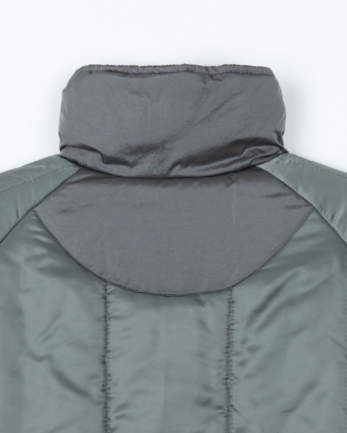 디앤드퀘스천(THEENDQUESTION) Reversible half long padded jumper / DARK GRAY