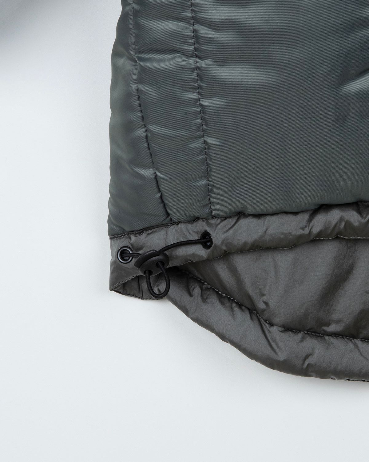 디앤드퀘스천(THEENDQUESTION) Reversible half long padded jumper / DARK GRAY