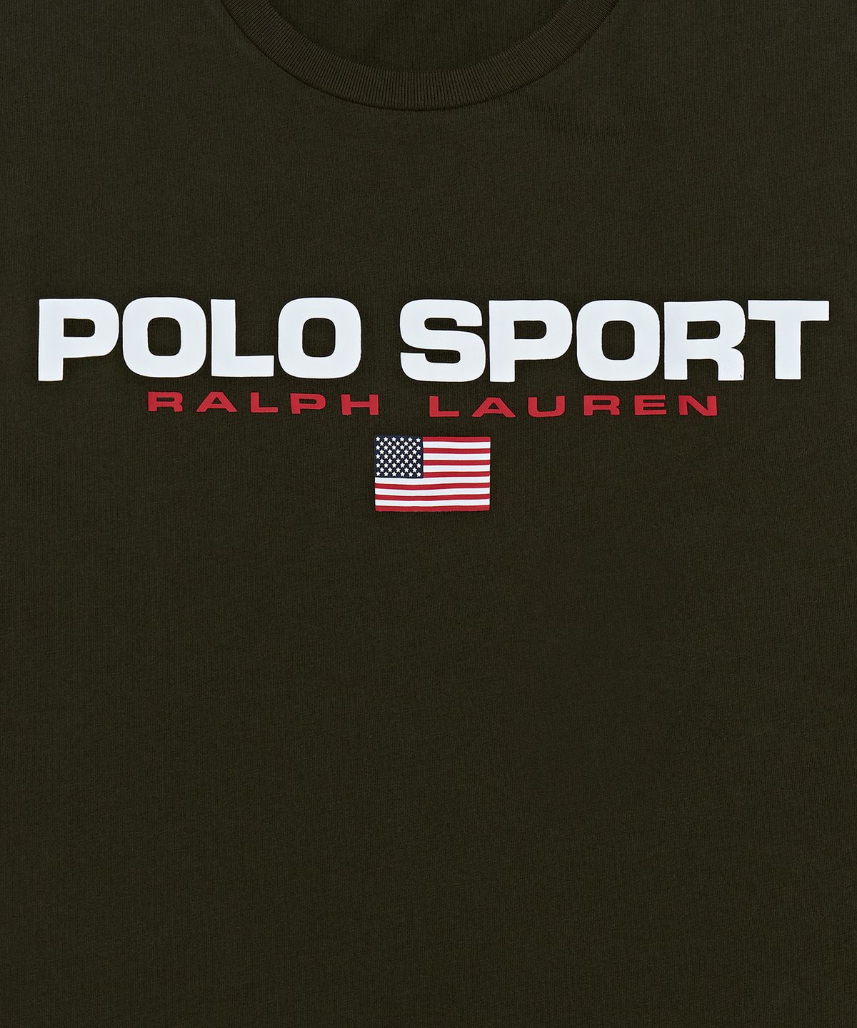 폴로 랄프 로렌(POLO RALPH LAUREN) 클래식핏 폴로 스포츠 저지 티셔츠-다크 그린