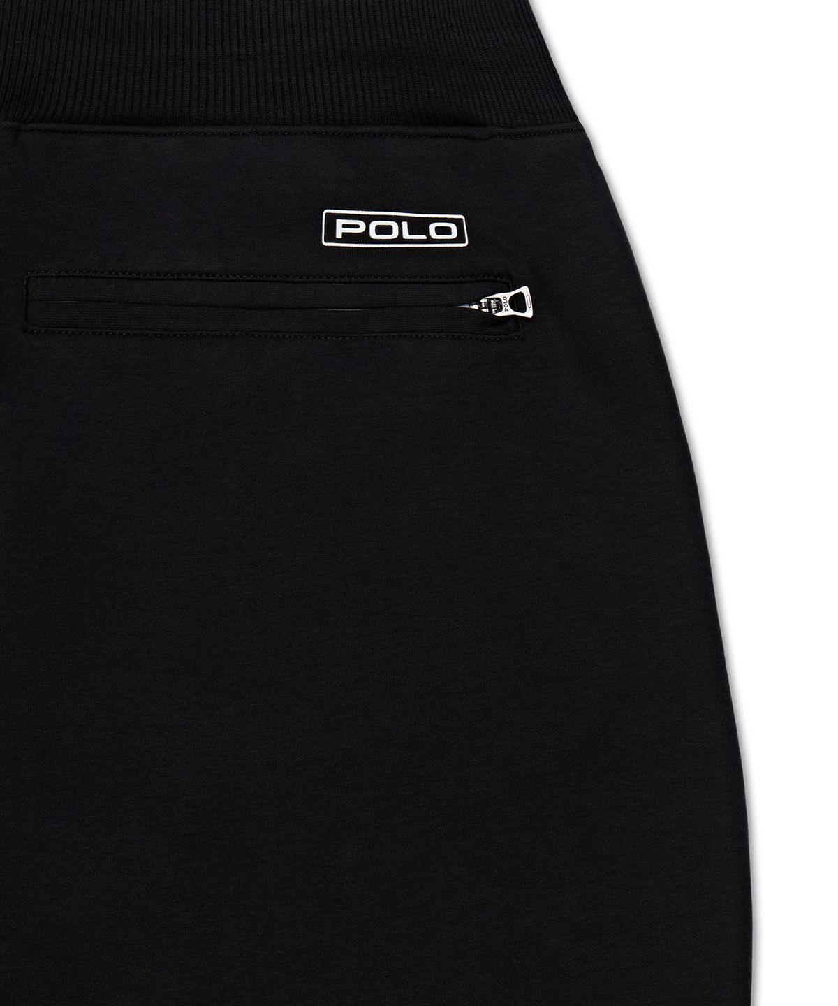 폴로 랄프 로렌(POLO RALPH LAUREN) 스트레치 더블 니트 조거 팬츠-블랙