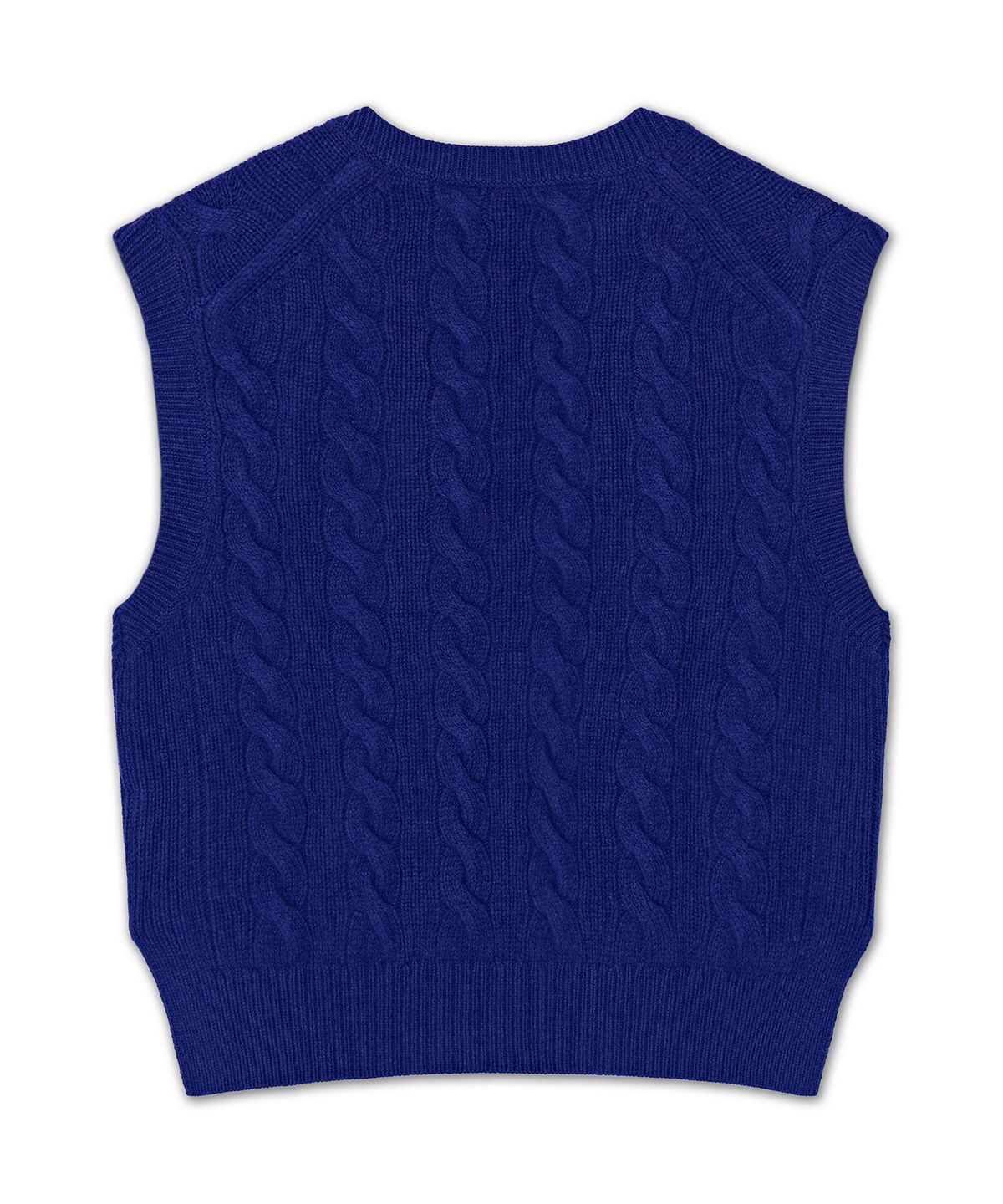 폴로 랄프 로렌(POLO RALPH LAUREN) 케이블 니트 울 캐시미어 스웨터 베스트-멀티 컬러