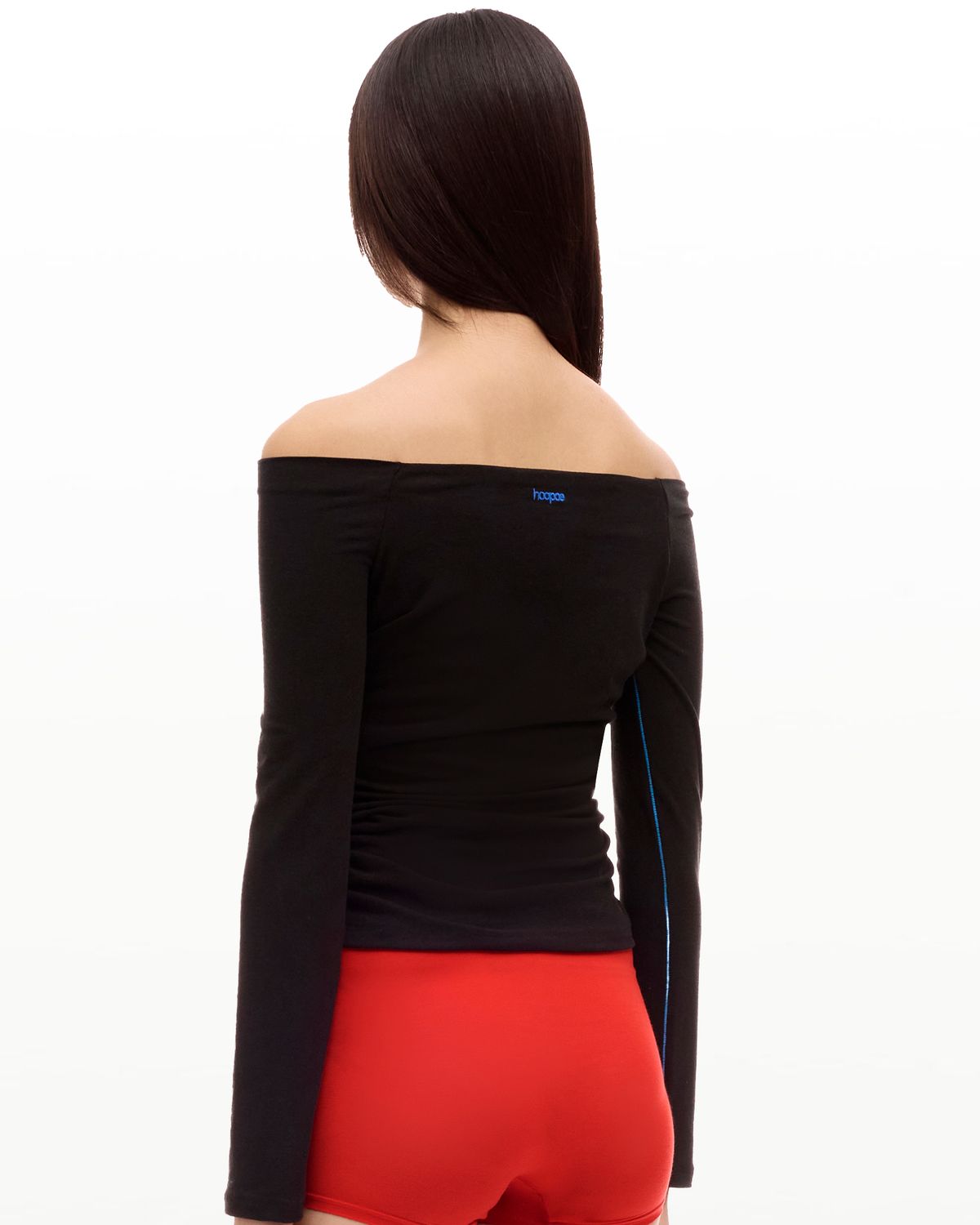 후포(HOOPOE) hoopoe off shoulder bratop_onyx black