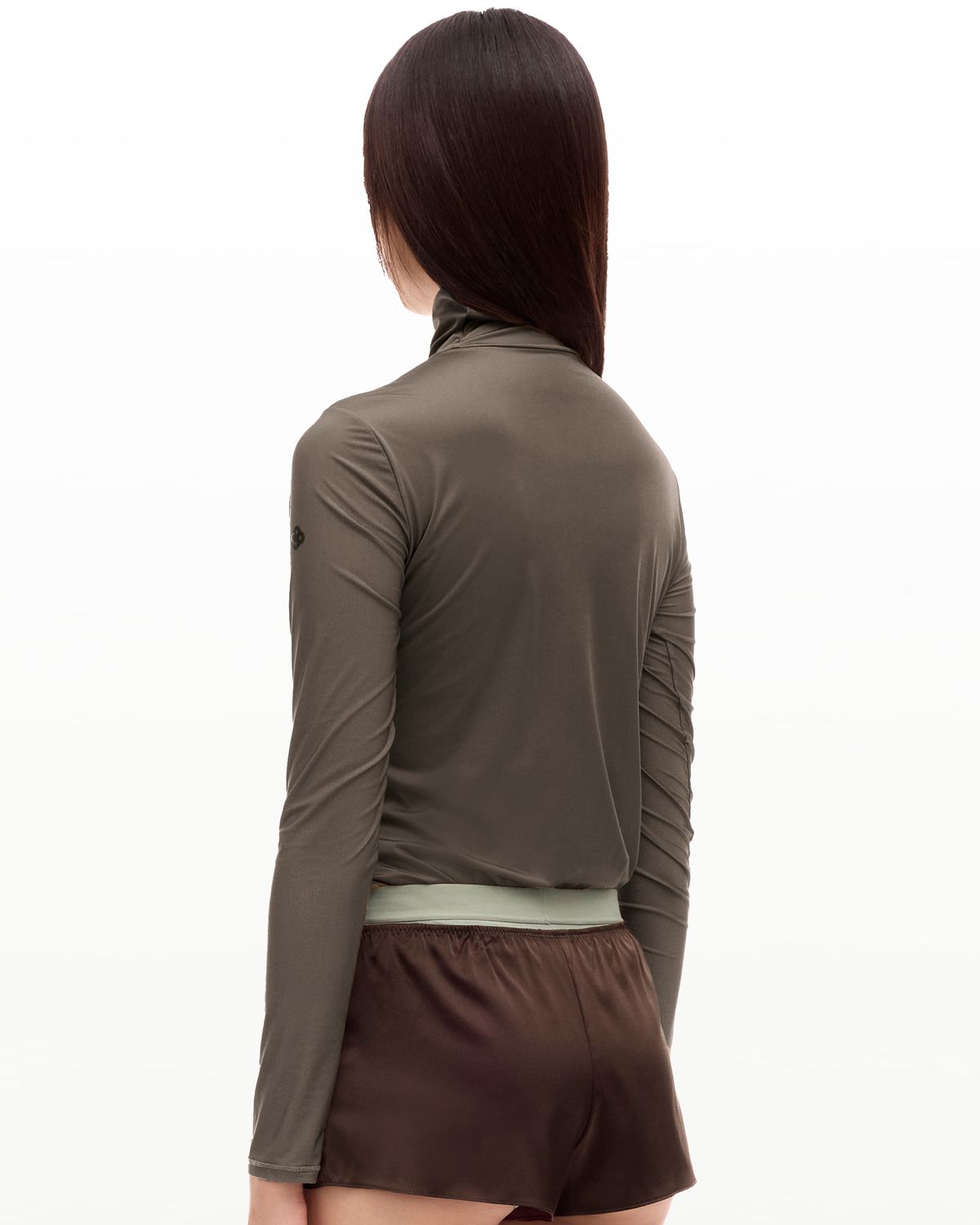 후포(HOOPOE) love sheer turtleneck long sleeve bratop_ash beige