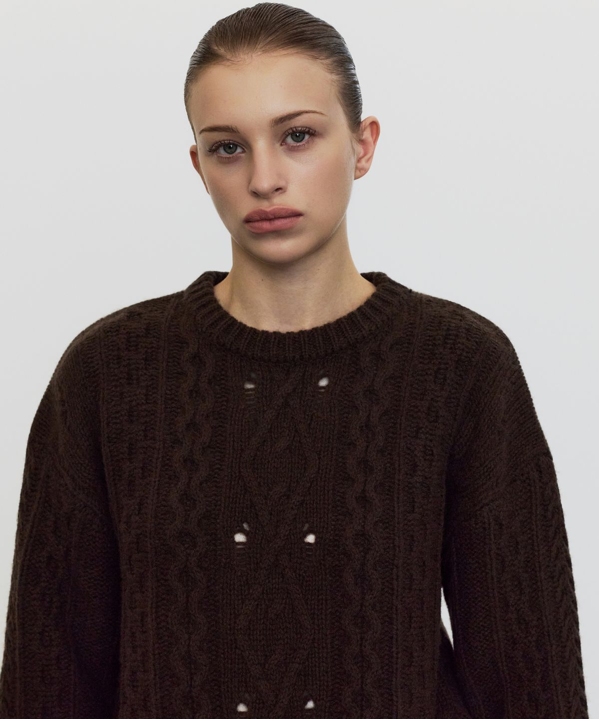 엘리오티(ELLIOTI) Aran Wool Sweater_2Color