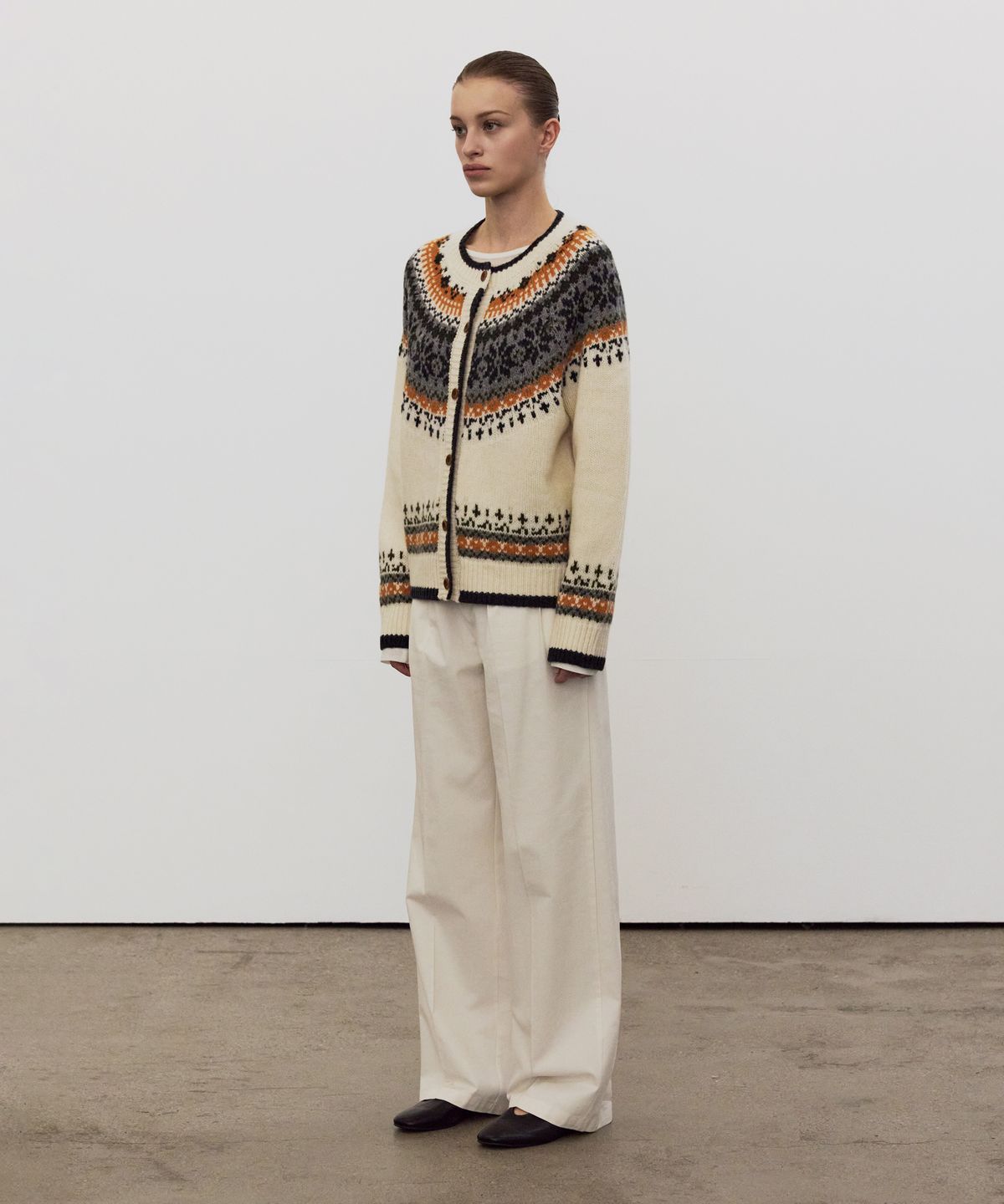 엘리오티(ELLIOTI) Nordic Wool Cardigan_2Color