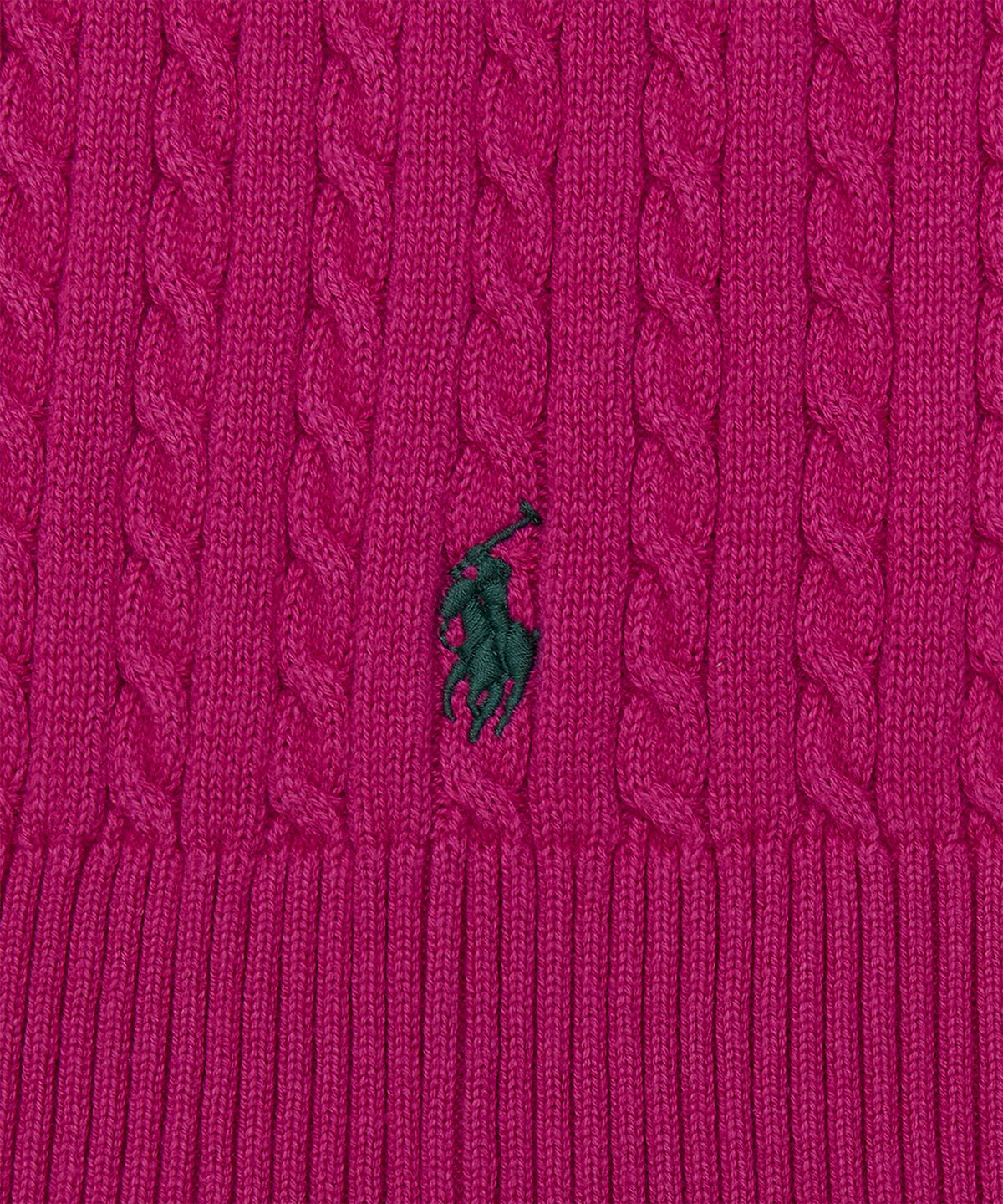 폴로 랄프 로렌 칠드런(POLO RALPH LAUREN CHILDREN) 미니 케이블 코튼 스카프-핑크