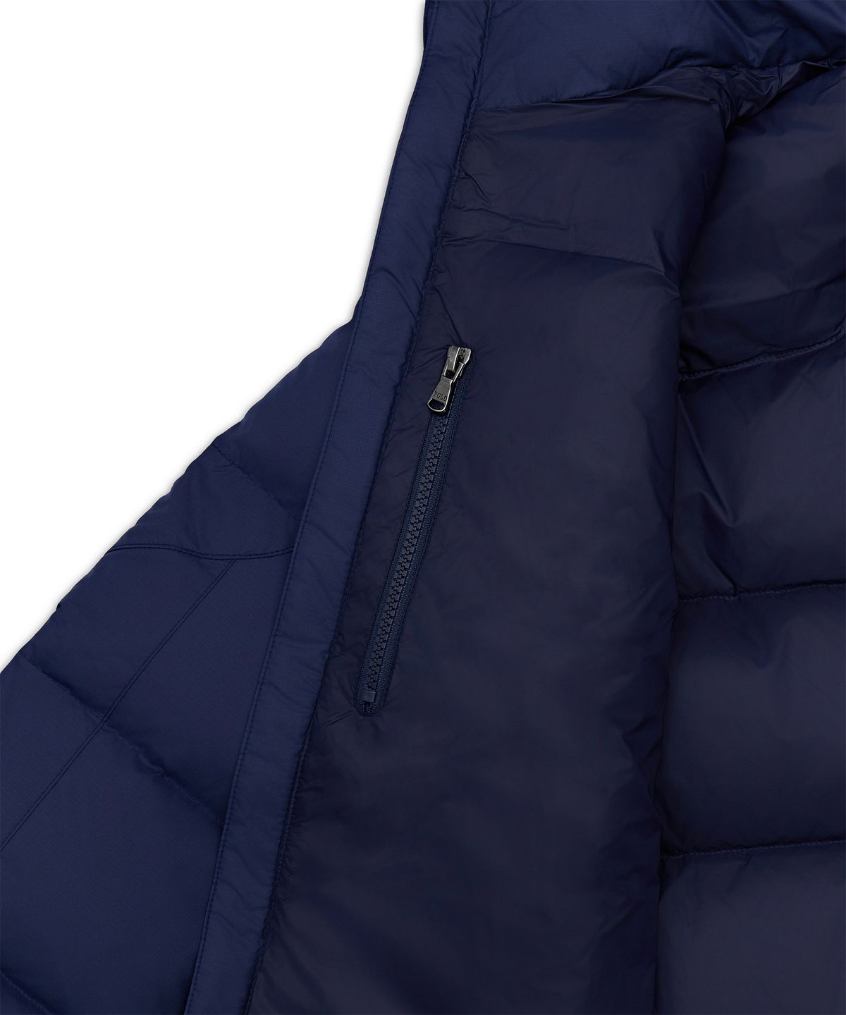 폴로 랄프 로렌 칠드런(POLO RALPH LAUREN CHILDREN) 립스탑 다운 후드 재킷-네이비