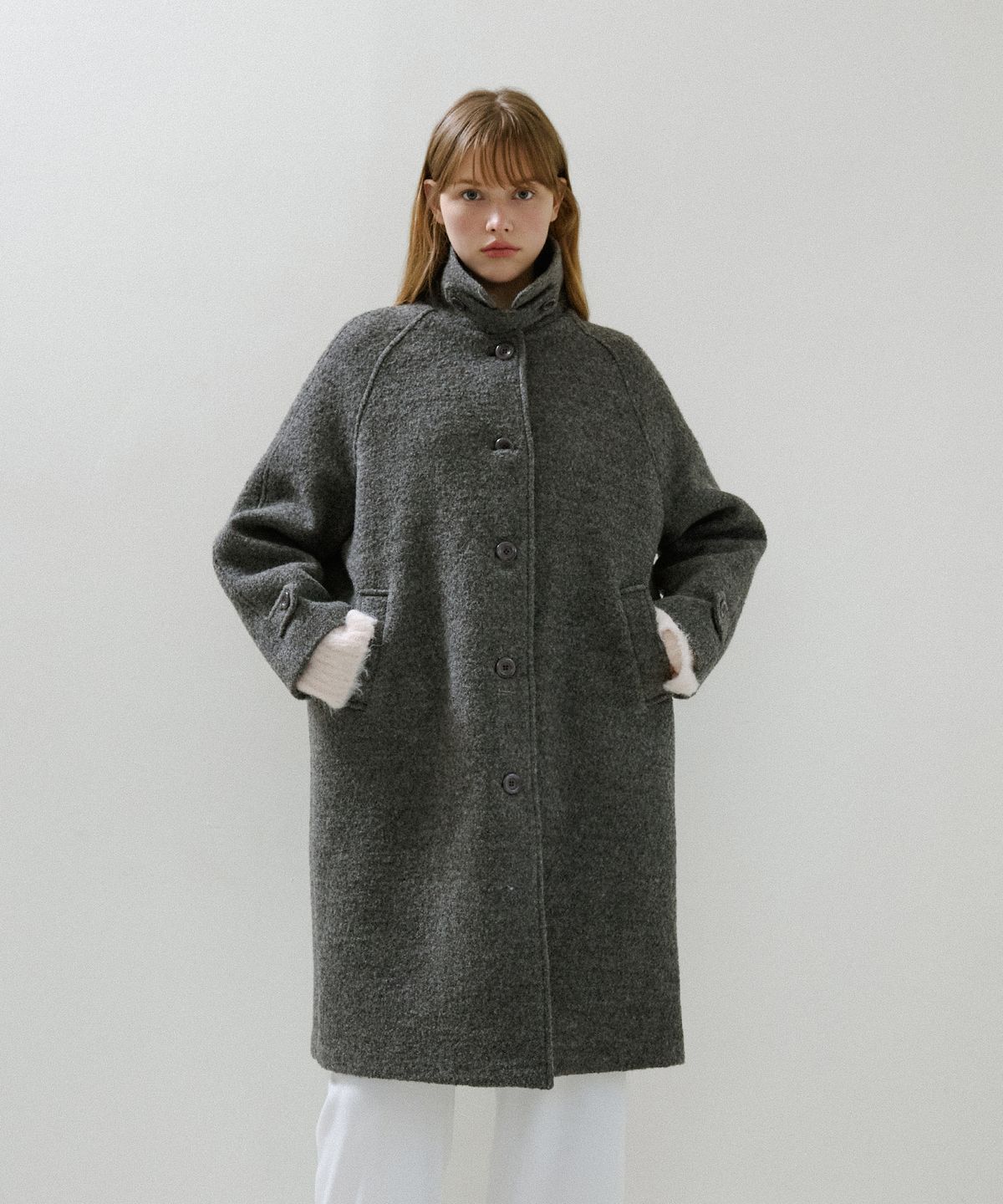 레테라(LETTERA) Wool Rose Single Coat_2Color