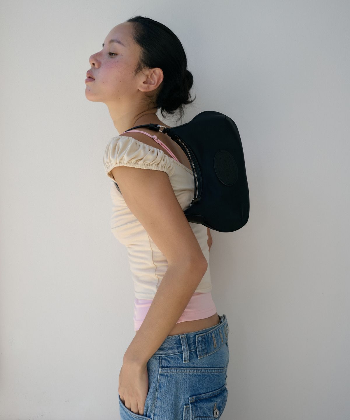 라츠유(LOTSYOU) lotsyou_Romi Shoulder Bag Black