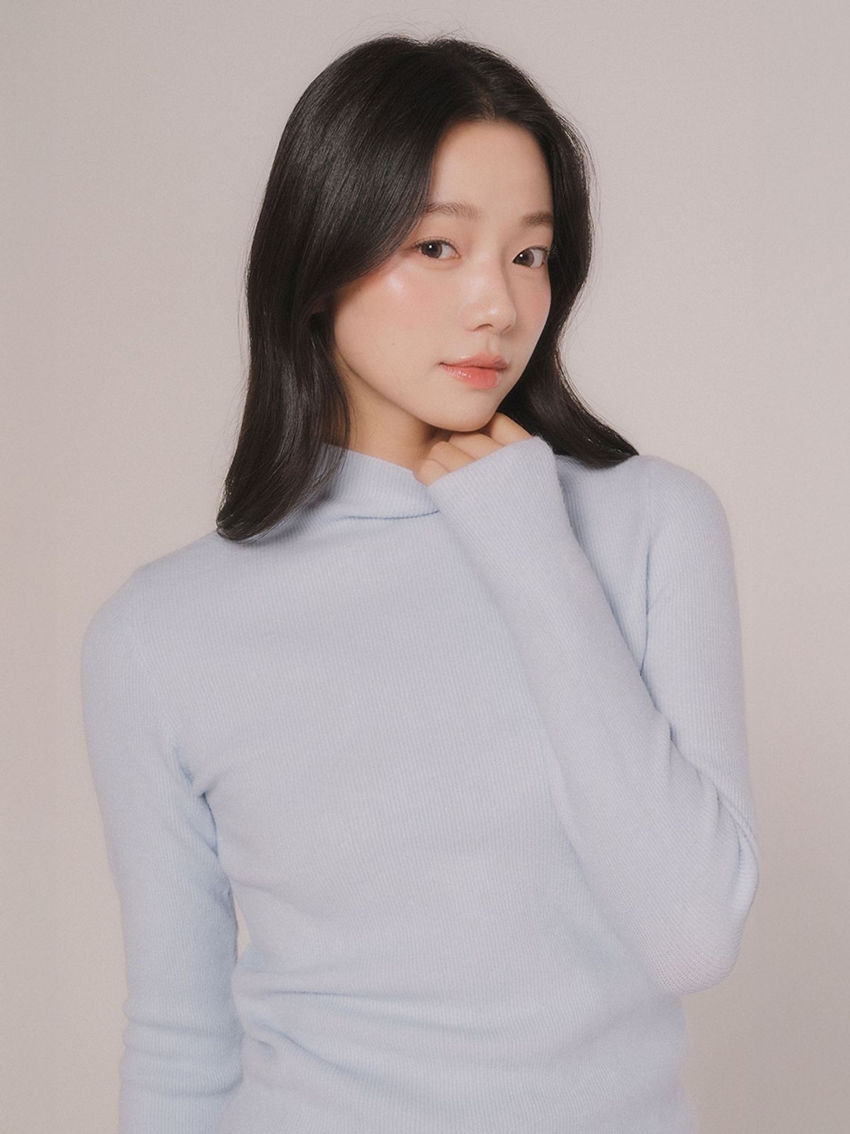 멜로토리(MELLOTORY) 하프넥 니트탑 (3color)
