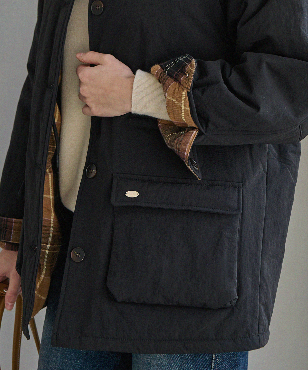 슬로우롤리(SLOWLOLLI) Boarding work padding_2 Colors