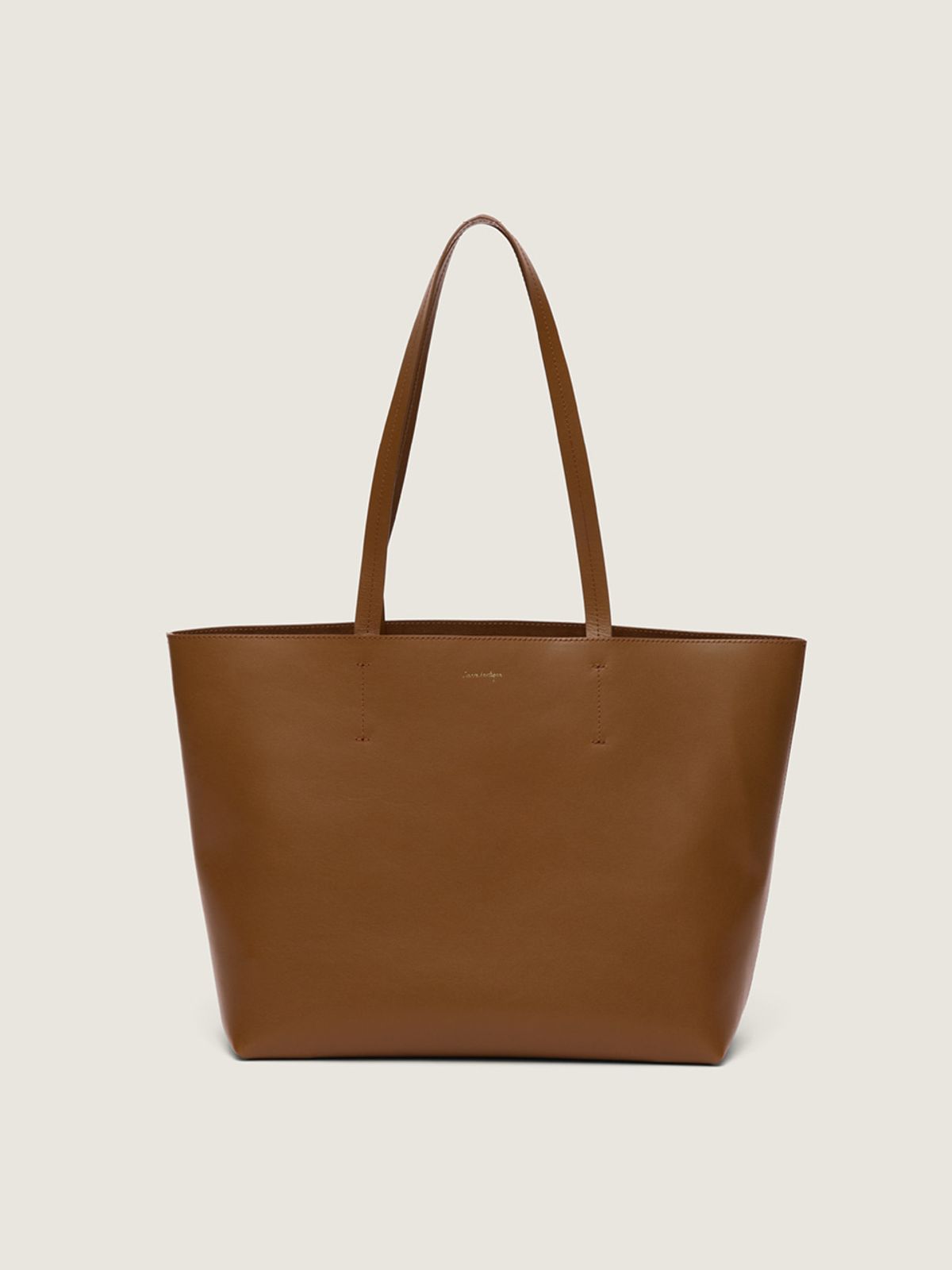 시엔느(SIENNE) Bato Full Grain Leather Bag (Camel)