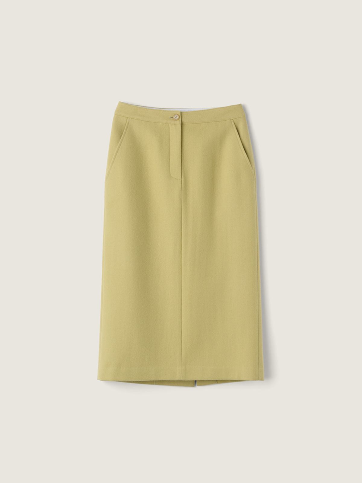 시엔느(SIENNE) Sante Wool Skirt (Misty Yellow)