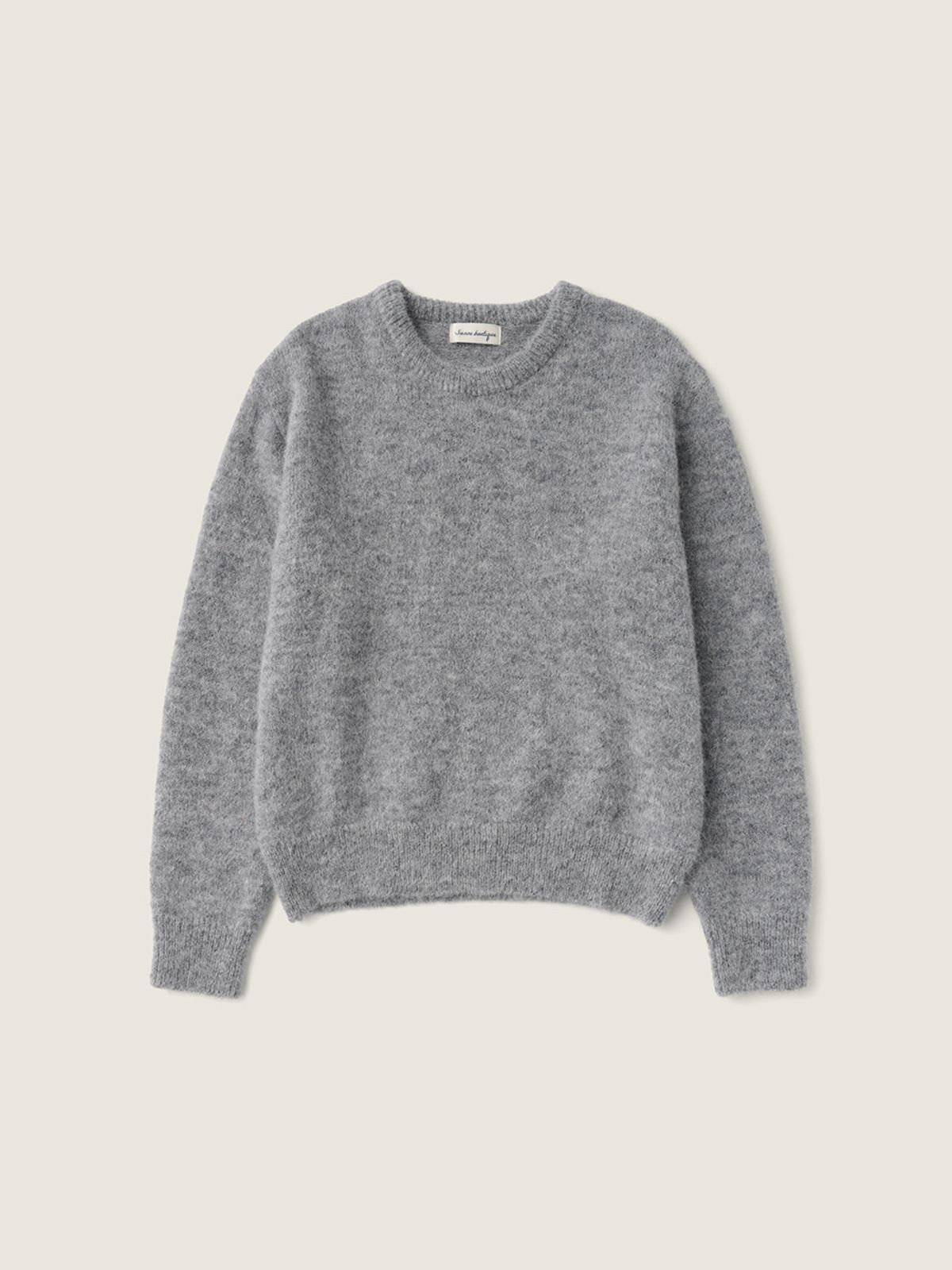 시엔느(SIENNE) Fog Alpaca Knit (Melange Gray)