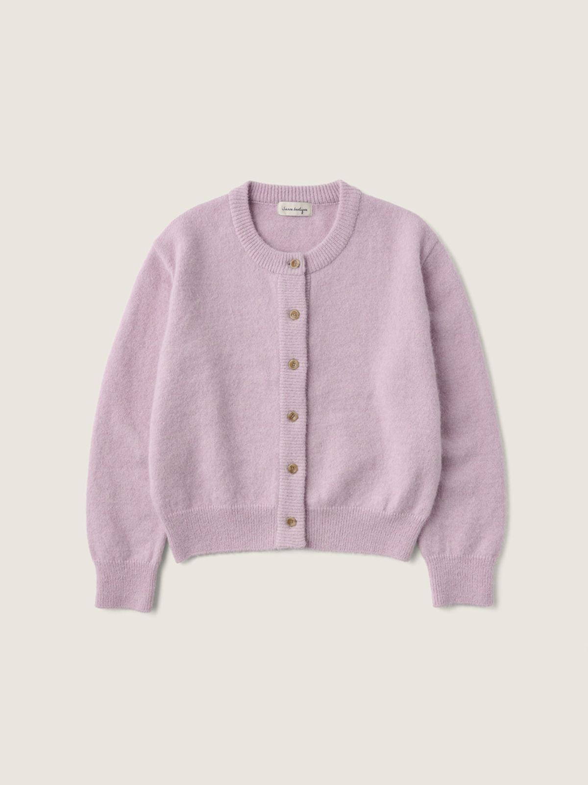 시엔느(SIENNE) Fog Alpaca Cardigan (Lavender)