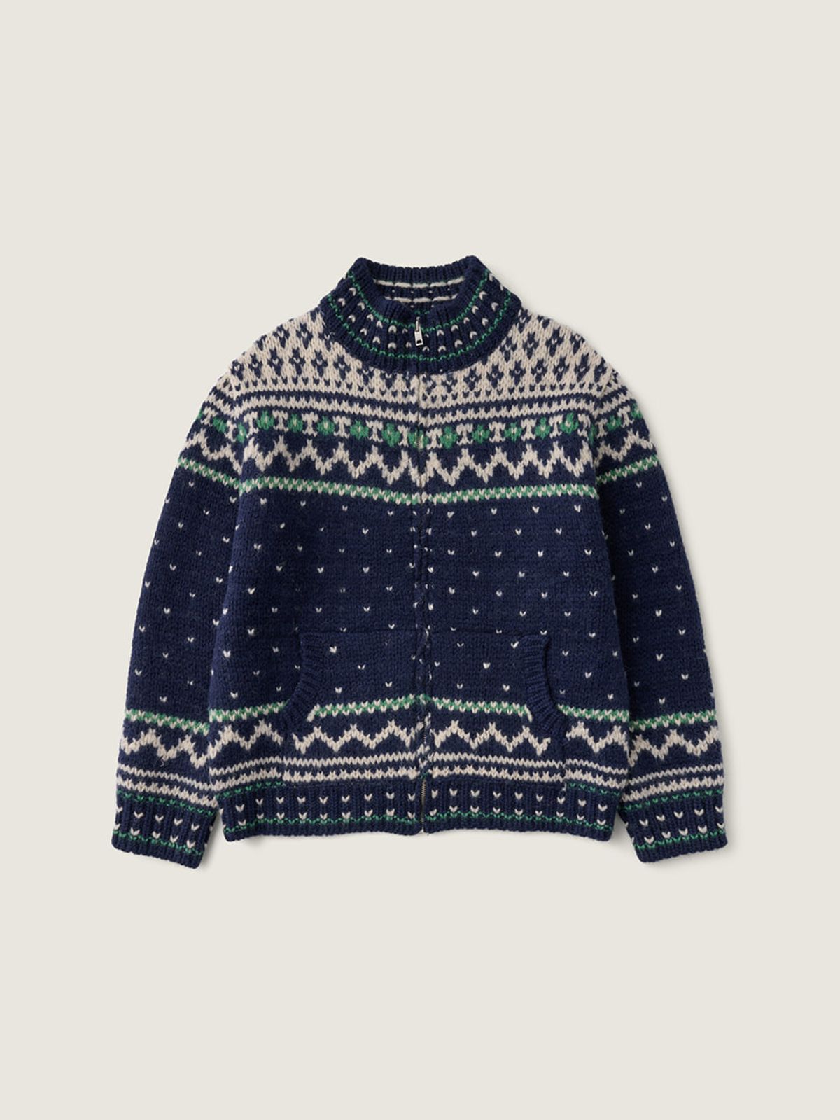 시엔느(SIENNE) Foret Wool Cardigan (Navy)