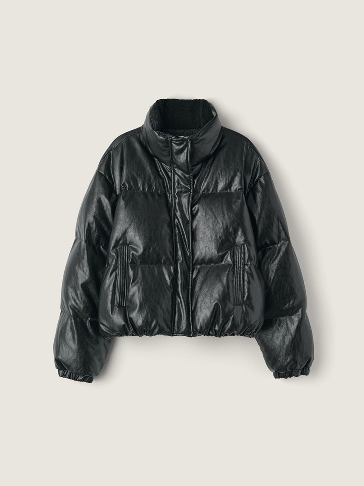시엔느(SIENNE) Nuit Leather Goose-down (Black)
