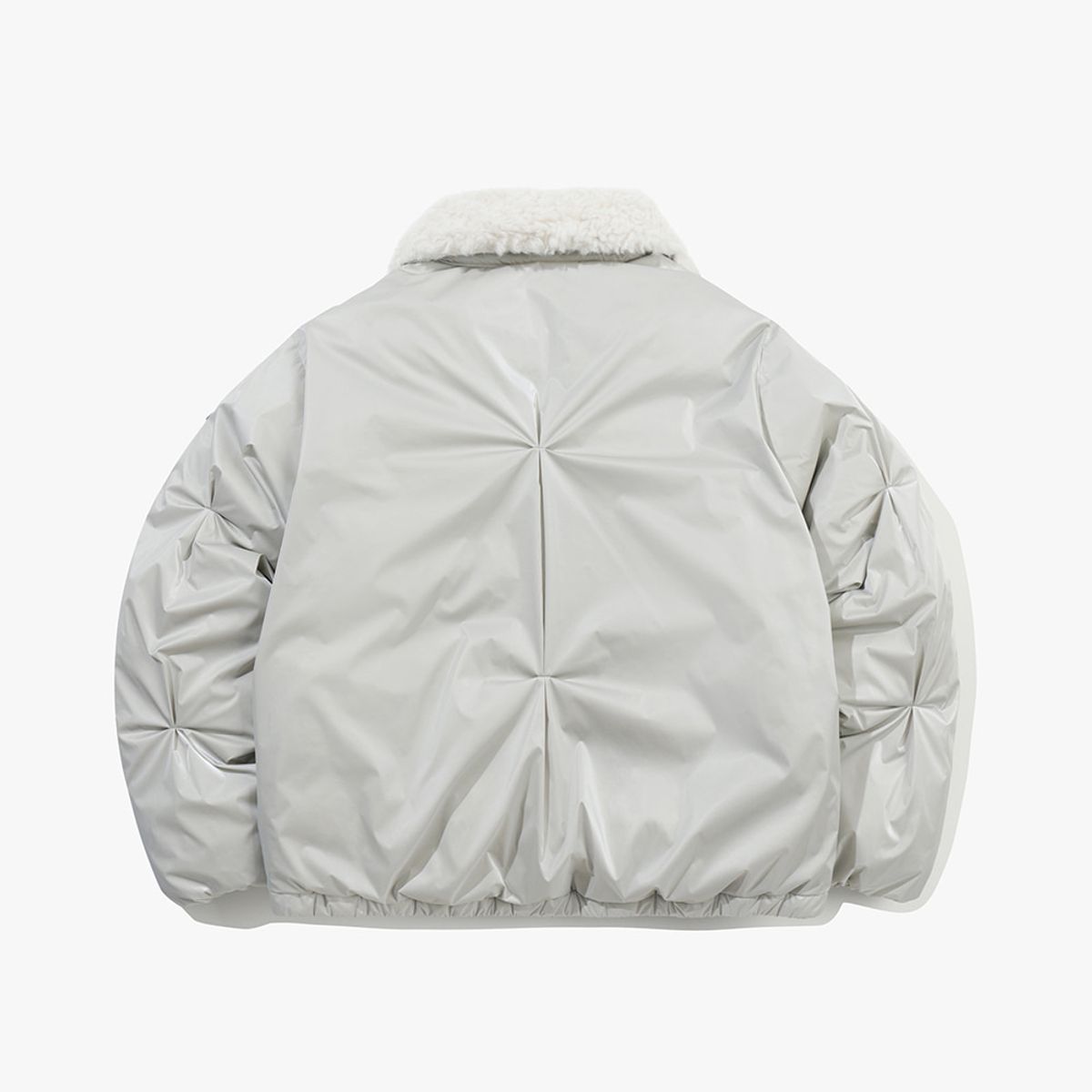 디아도라(diadora) 베라피우마 퍼 트림 덕다운 자켓 우먼 GREY