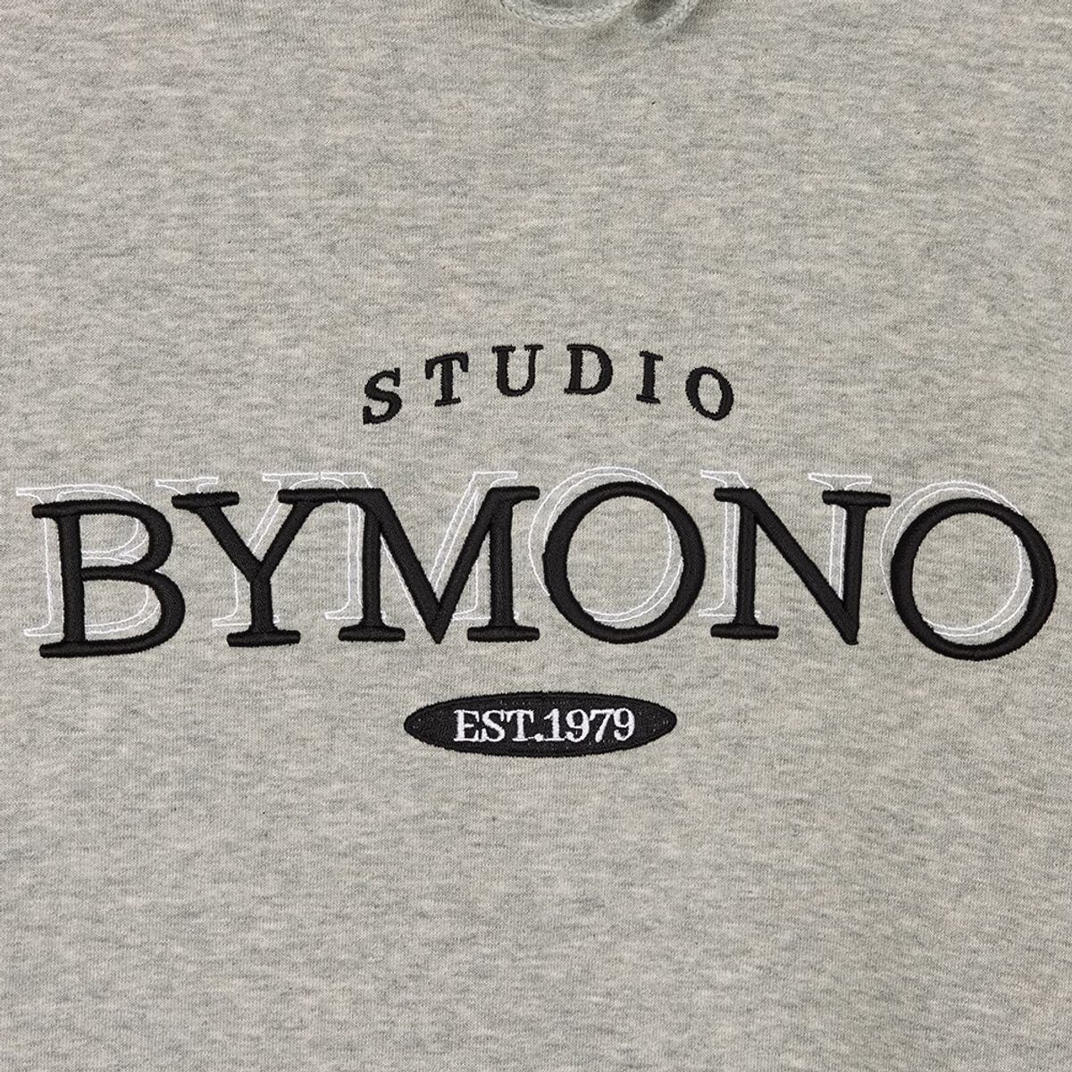 바이모노(BYMONO) [빅사이즈 XL-6XL] 모노 스튜디오 1979 오버핏 후드티