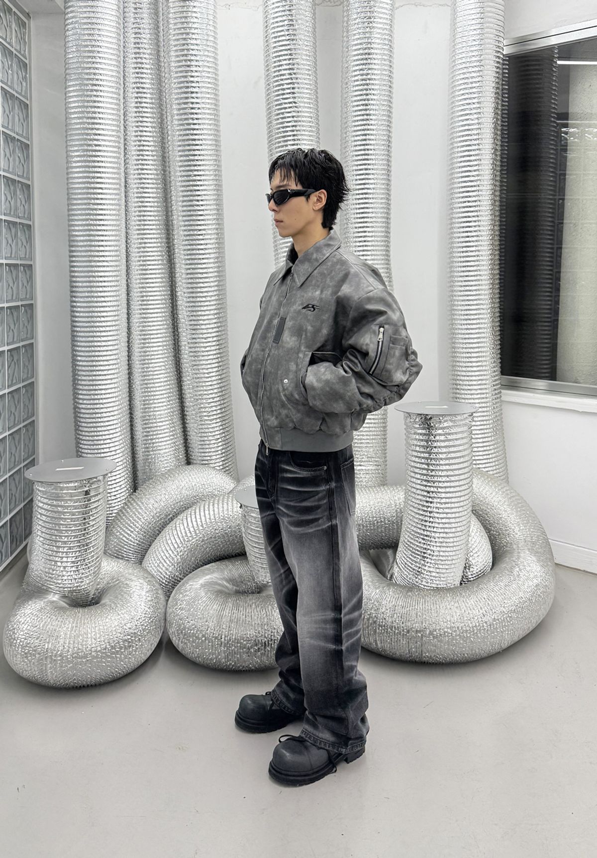 포스센스티브(FORCESENSITIVE) FS LEATHER MA-1