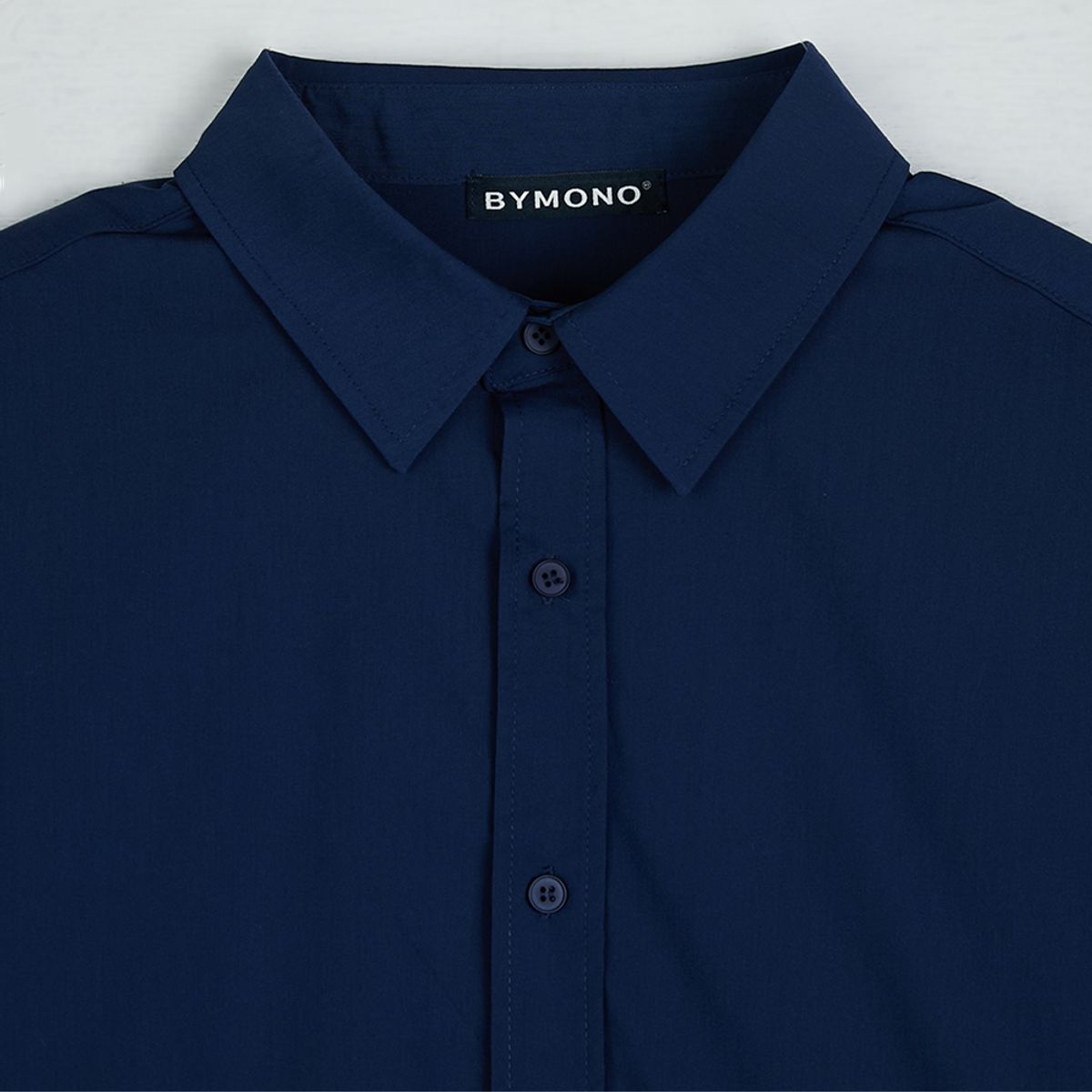 바이모노(BYMONO) [빅사이즈 L-6XL] 모노 이지케어 풀텐션 긴팔셔츠