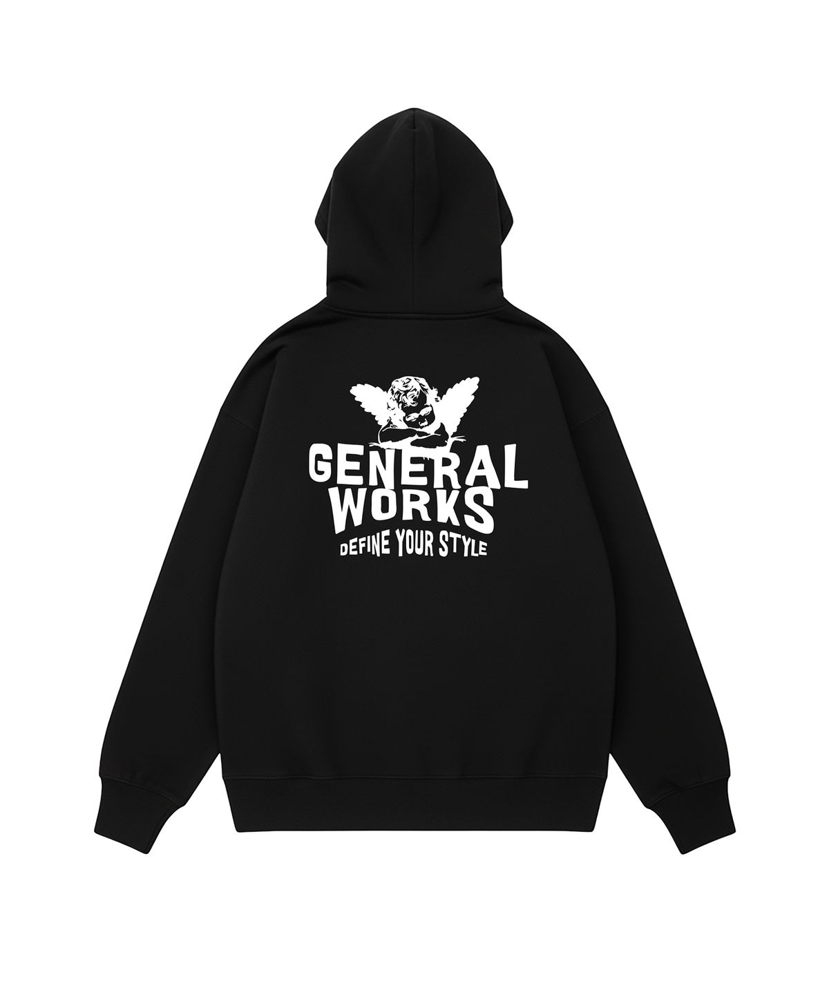 제네럴웍스(GENERAL WORKS) 특양면 그래픽 후드티_3컬러 BFH08
