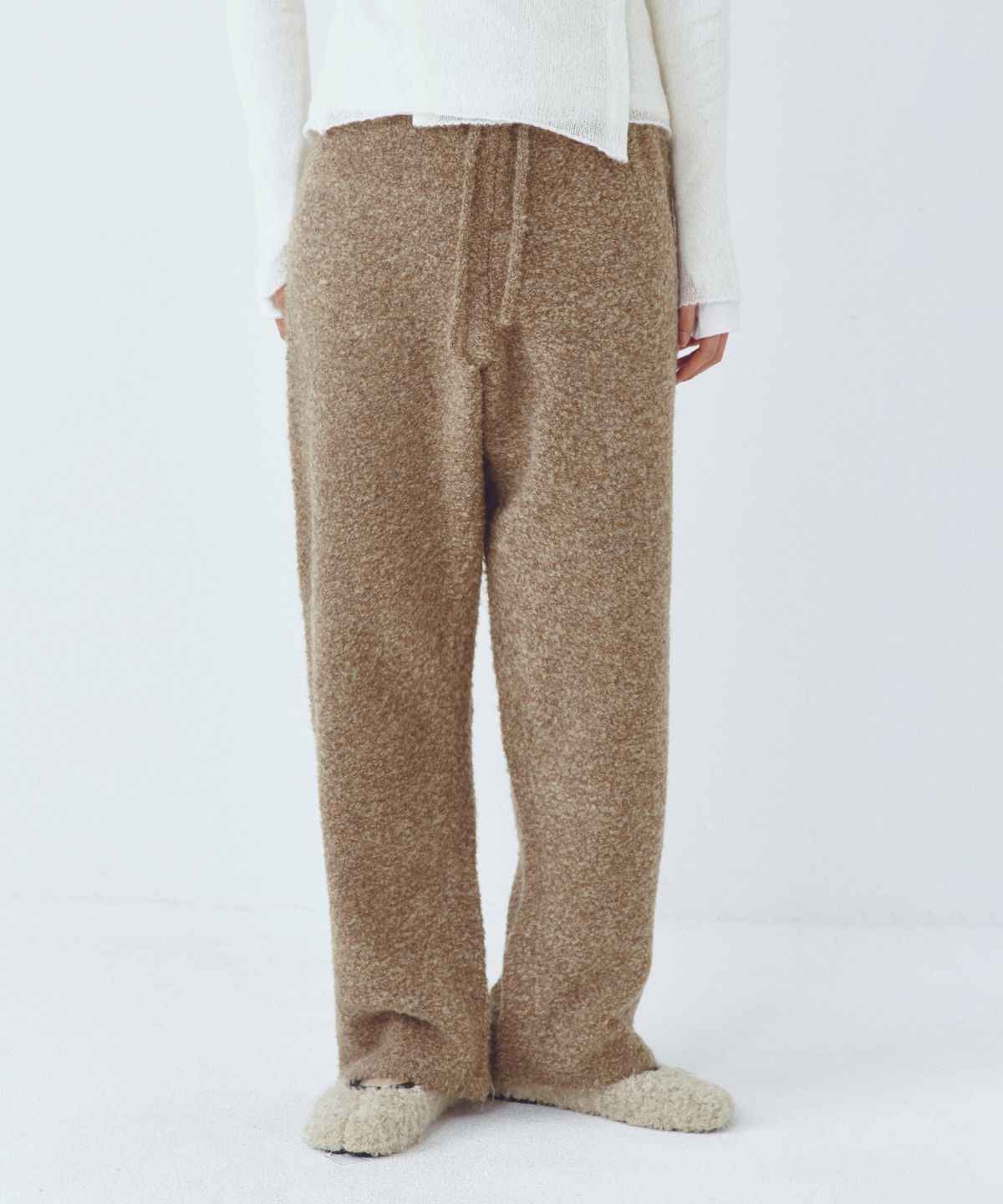씨타(CITTA) Wool Blended Heavy Brush Knit Pants_CTB555(Brown)