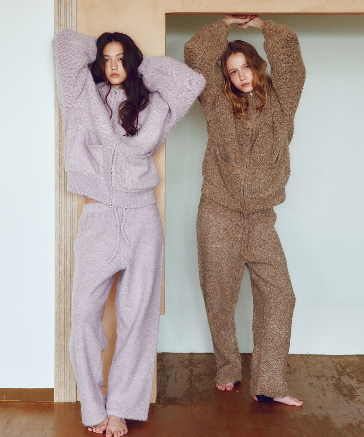 씨타(CITTA) Wool Blended Heavy Brush Knit Pants_CTB555(Brown)