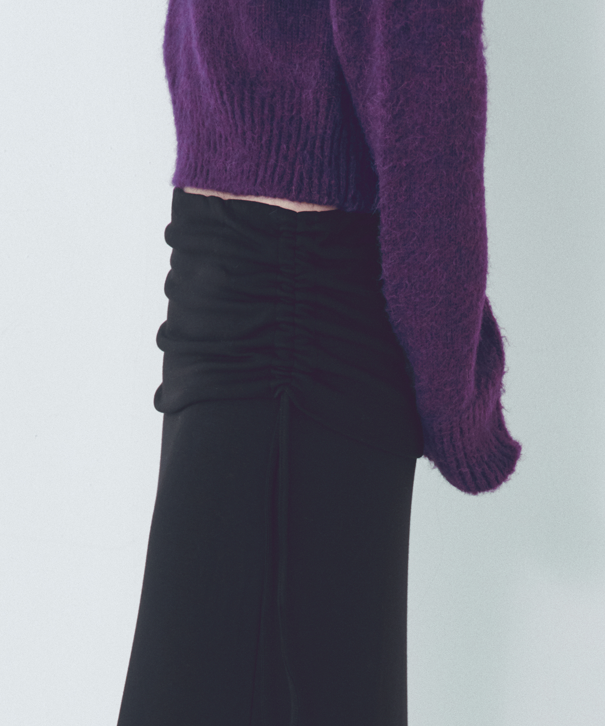 씨타(CITTA) Every Day Comfort Long Skirt (FW)_CTS623(Black)