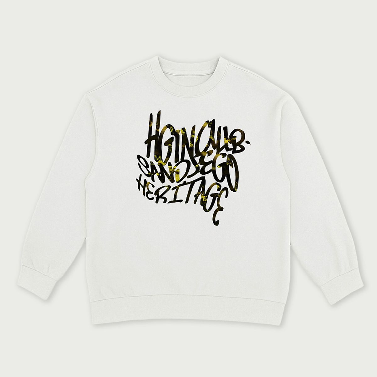 행텐 틴즈(HANGTEN TEENS) 틴즈 프렌치 테리 기모 카모 그래픽 맨투맨_025(14540-031-813-11)