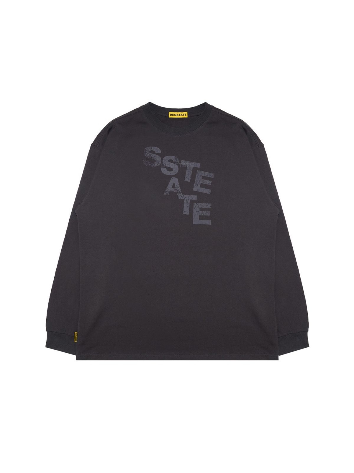데오스테이트(DEOSTATE) 더티 블록 롱슬리브