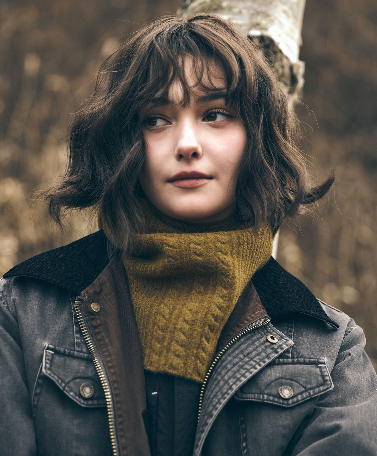 누크피터(NUUKFITTER) YAK CABLE KNIT BALACLABA [KHAKI]