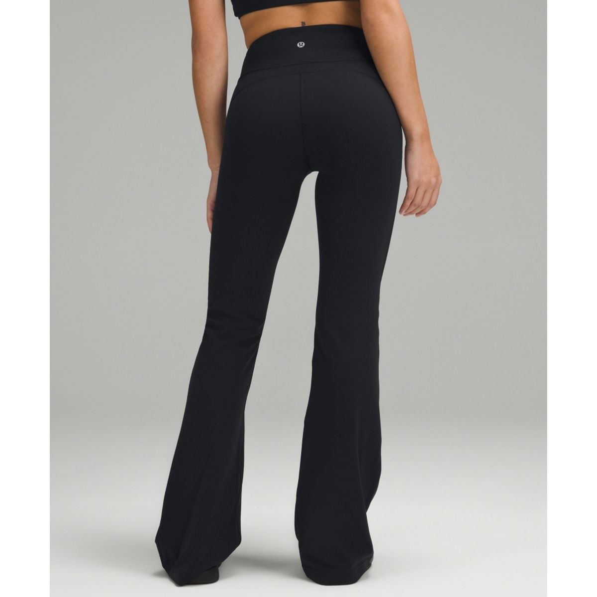 룰루레몬(LULULEMON) 그루브 하이라이즈 플레어드 팬츠 위드 포켓 30inch *아시아 핏  BLK