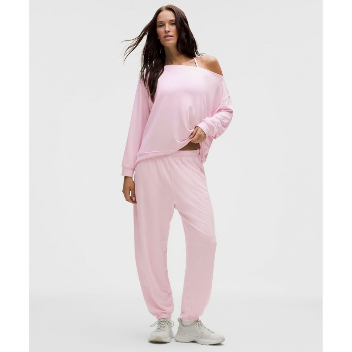 룰루레몬(LULULEMON) 비캄 오버사이즈드 보트넥 롱슬리브 셔츠  BLLP