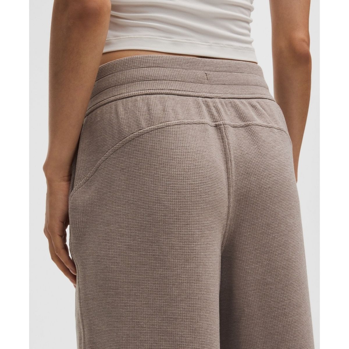룰루레몬(LULULEMON) 스쿠바 미드라이즈 와이드 레그 팬츠 와플 *아시아 핏  IKIK