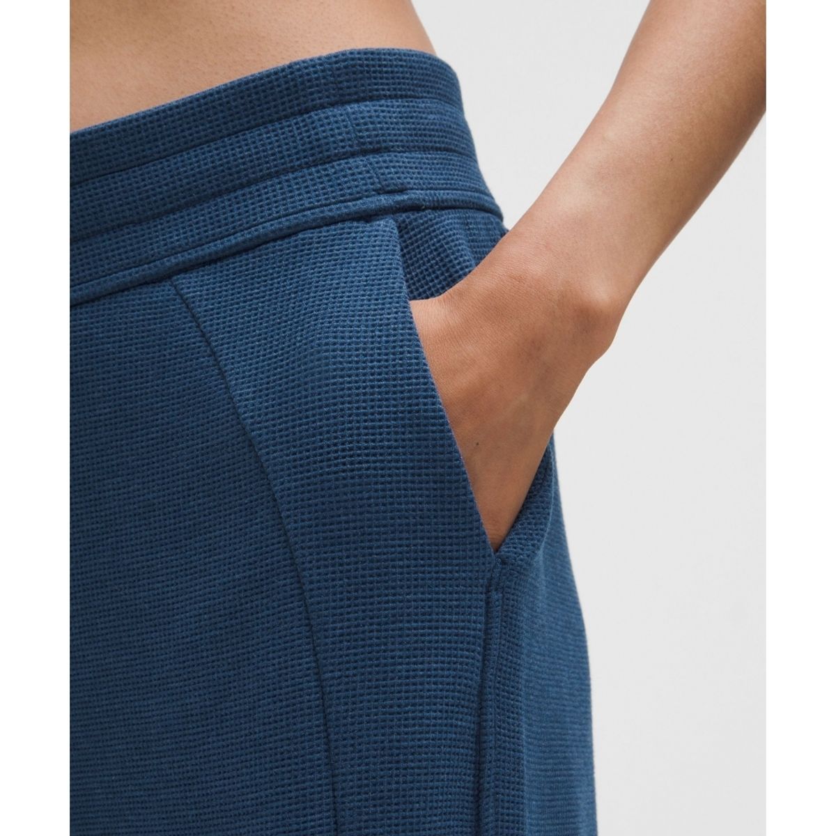 룰루레몬(LULULEMON) 스쿠바 미드라이즈 와이드 레그 팬츠 와플 *아시아 핏  HBWL