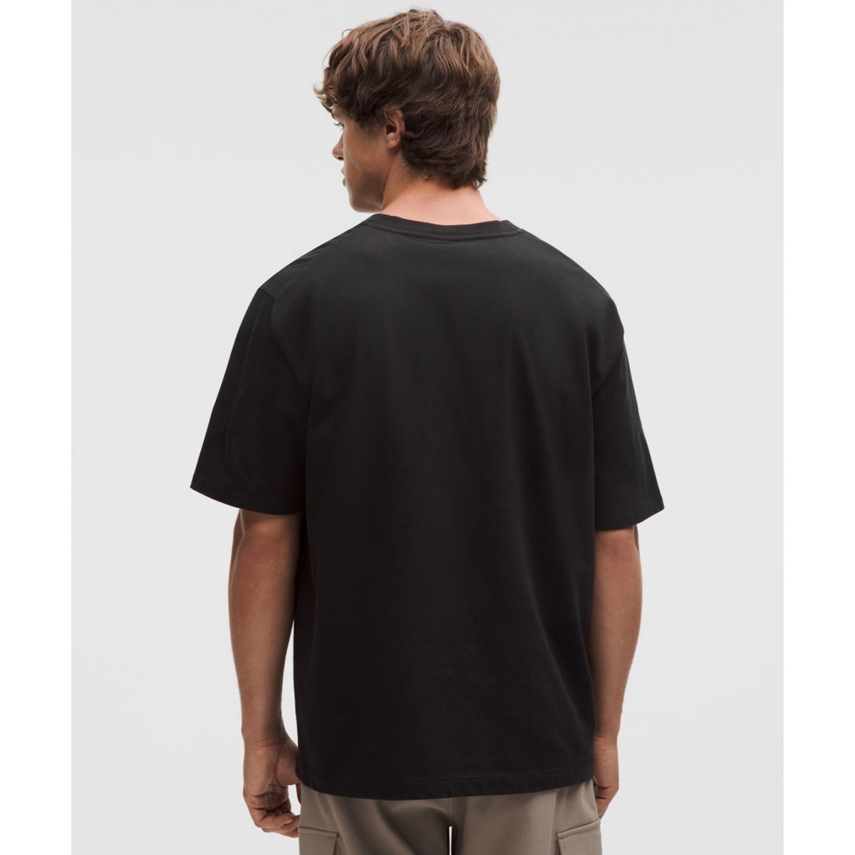 룰루레몬(LULULEMON) 헤비웨이트 코튼 저지 티셔츠  BLK