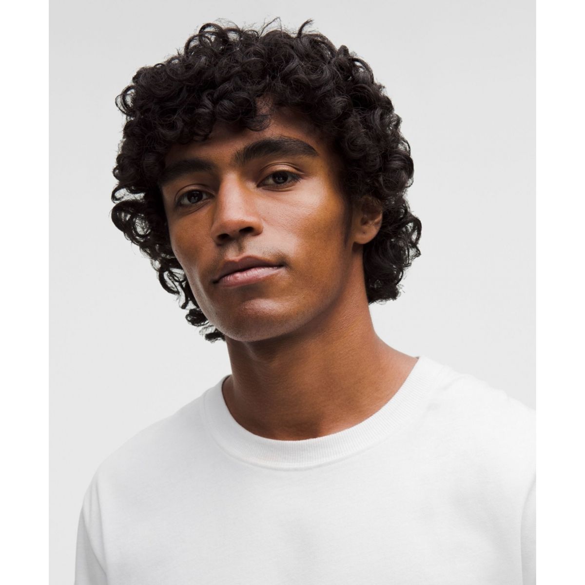 룰루레몬(LULULEMON) 헤비웨이트 코튼 저지 티셔츠  WHT