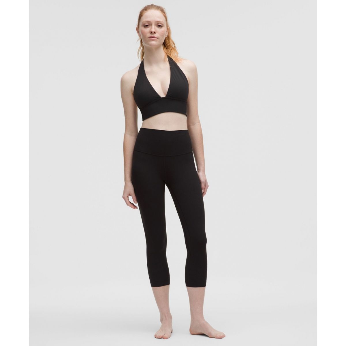 룰루레몬(LULULEMON) Align™ 하이라이즈 크롭 21inch  BLK