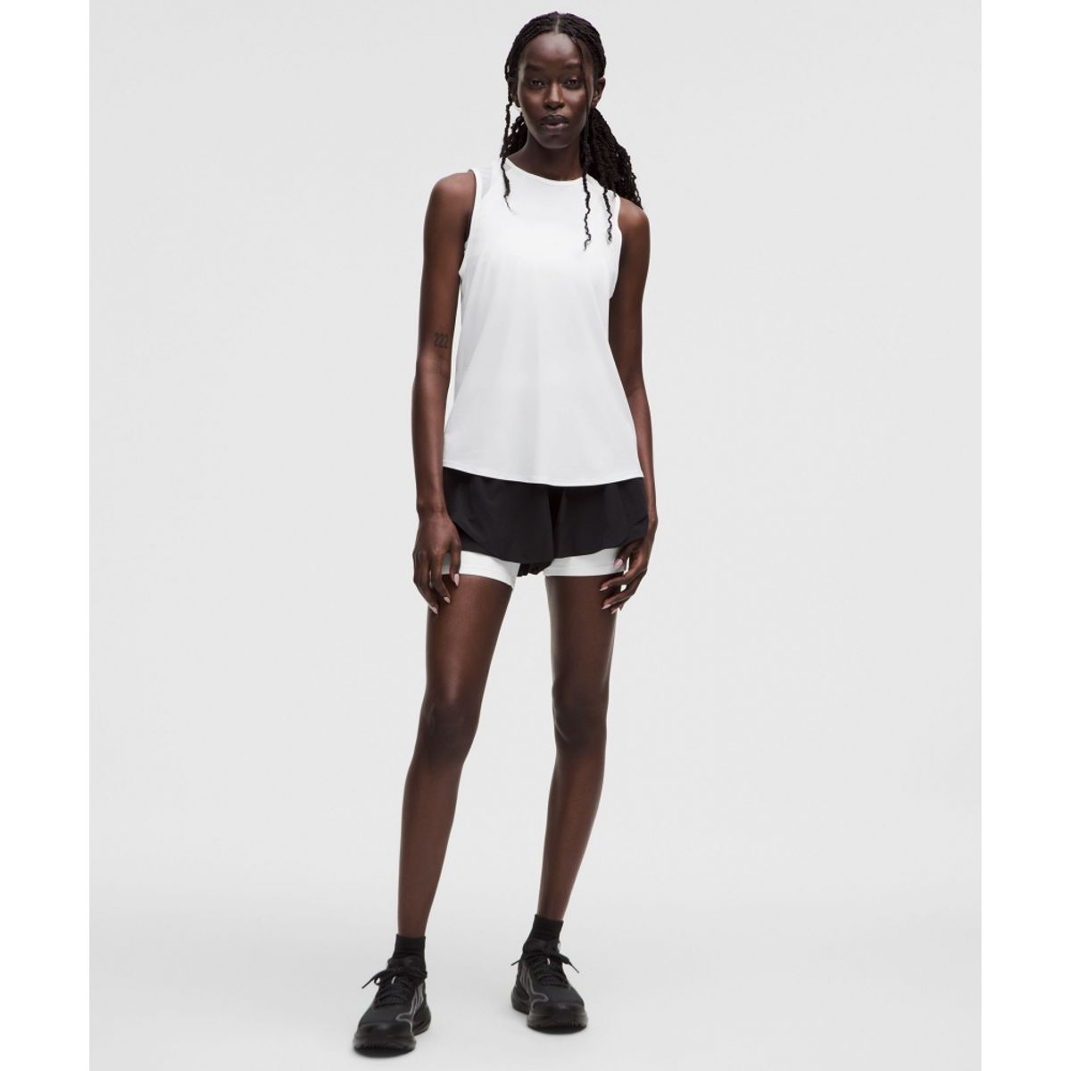 룰루레몬(LULULEMON) 스컬프트 탱크탑  WHT