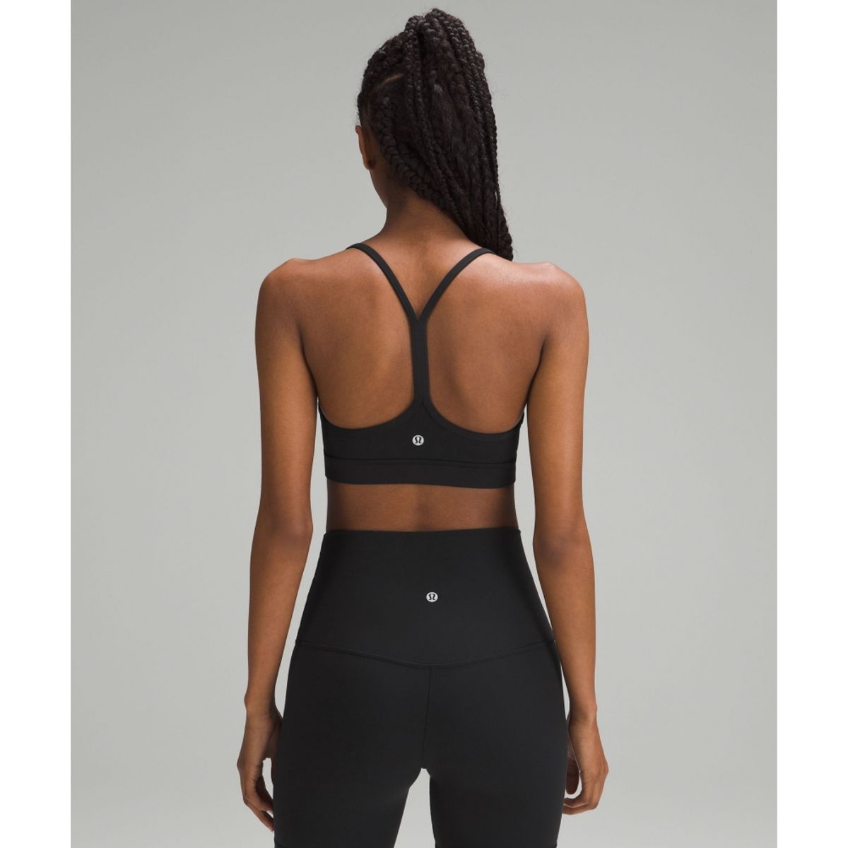 룰루레몬(LULULEMON) 플로우 Y 브라 Nulu *라이트 서포트, A C컵  BLK