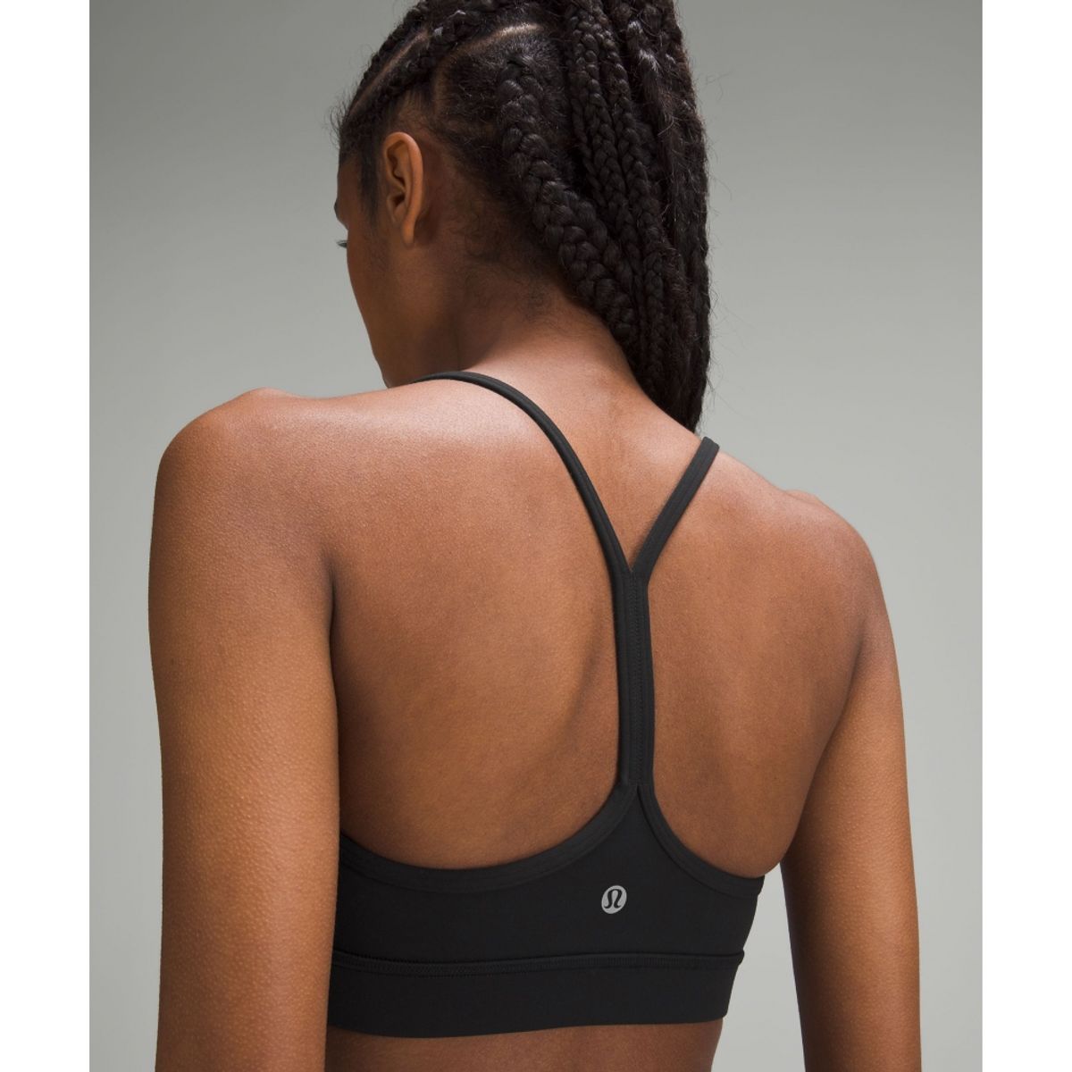 룰루레몬(LULULEMON) 플로우 Y 브라 Nulu *라이트 서포트, A C컵  BLK