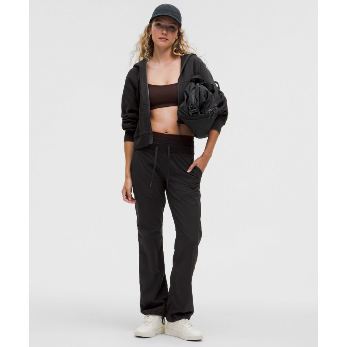 룰루레몬(LULULEMON) 댄스 스튜디오 미드라이즈 팬츠 *레귤러  BLK