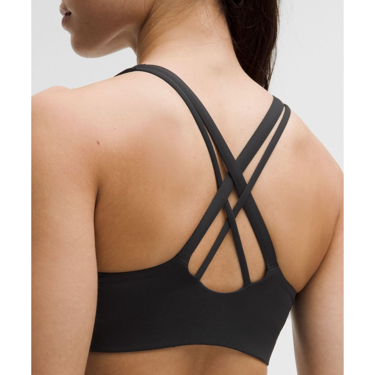 룰루레몬(LULULEMON) 에너지 브라 미디엄 서포트, B–D컵 *에볼브  BLK