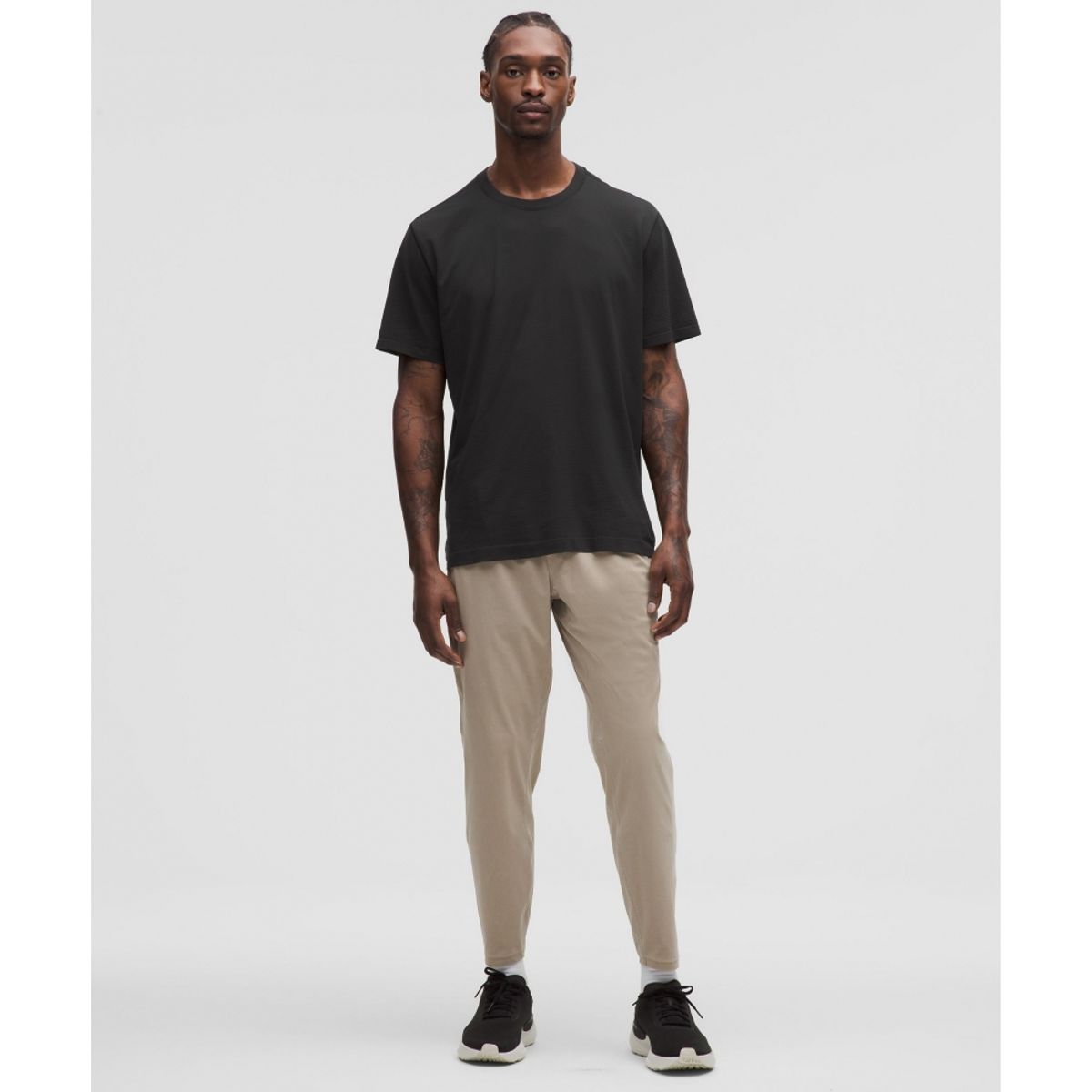 룰루레몬(LULULEMON) 메탈 벤트 테크 릴랙스 핏 숏슬리브 셔츠  BLK BLK
